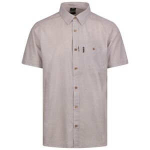 Trespass Mens Slapton Striped Woven Shirt / Oatmilk